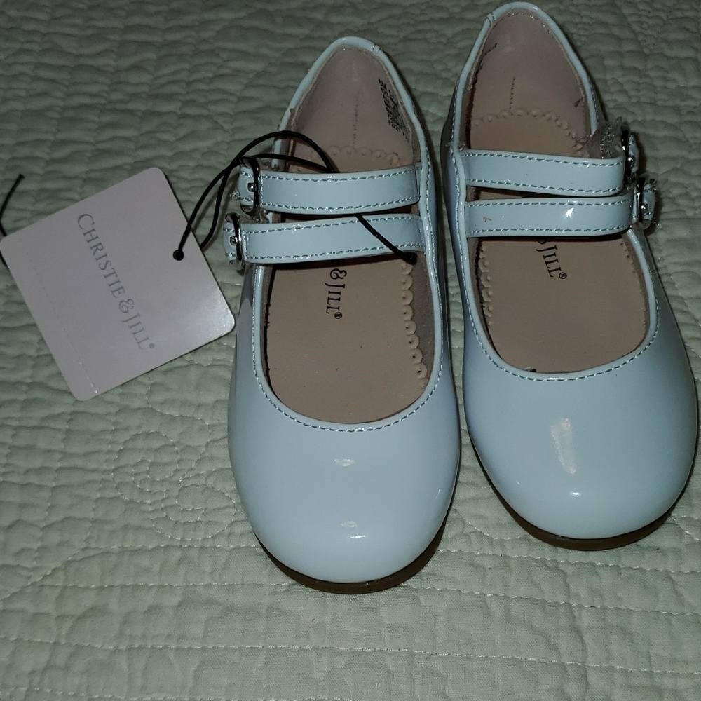JCPenney White Dress Shoes with Strap